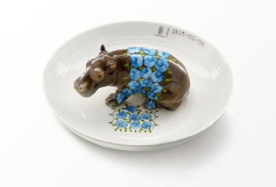 Фарфоровые тарелки с животными от Hella Jongerius