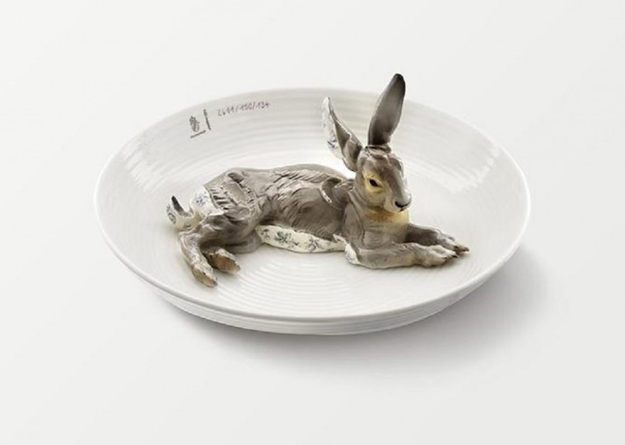 Фарфоровые тарелки с животными от Hella Jongerius