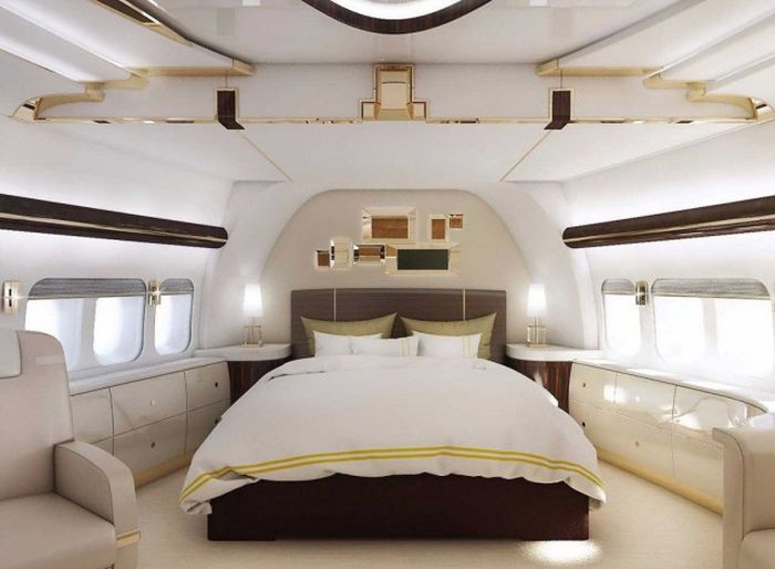 Роскошный воздушный дворец Boeing 747-8 VIP
