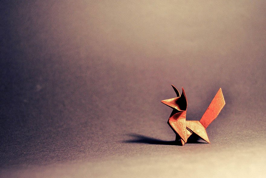 Потрясающие оригами, сложенные из одного листа