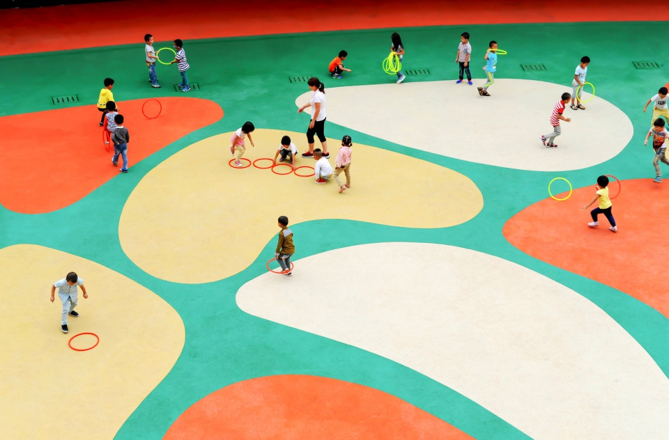 Современный детский сад в Китае