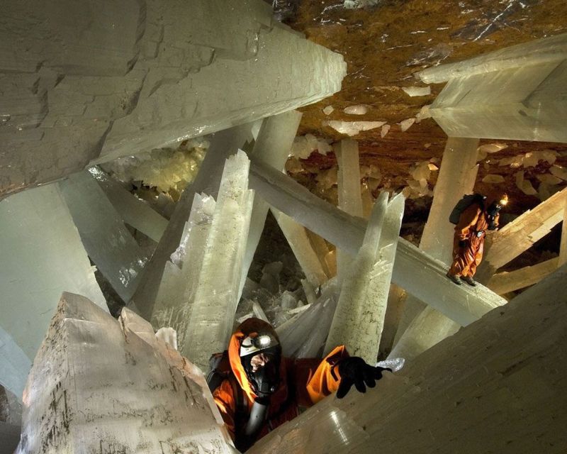 Пещера кристаллов в Мексике
