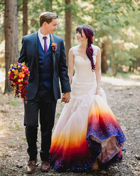 15 необычных свадебных нарядов