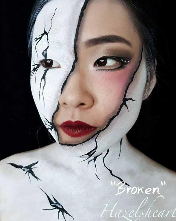 20 потрясающих способов макияжа на Хэллоуин