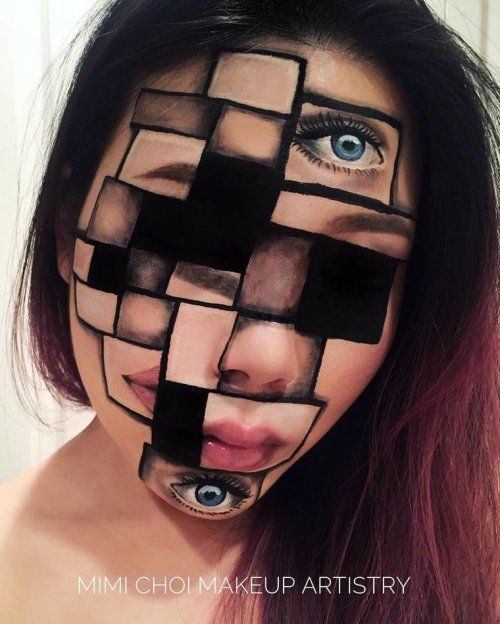 Невероятные иллюзии на лице визажиста Мими Чой
