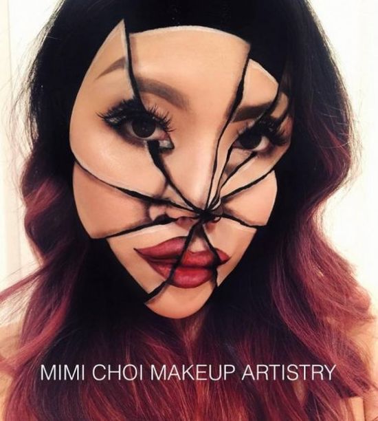 Невероятные иллюзии на лице визажиста Мими Чой
