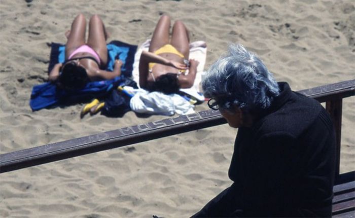 Цветные фотографии пляжной жизни Чили в 1980-е годы 