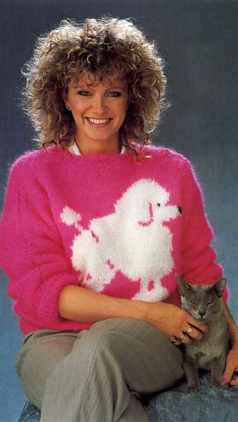 Модные свитера 1980-х