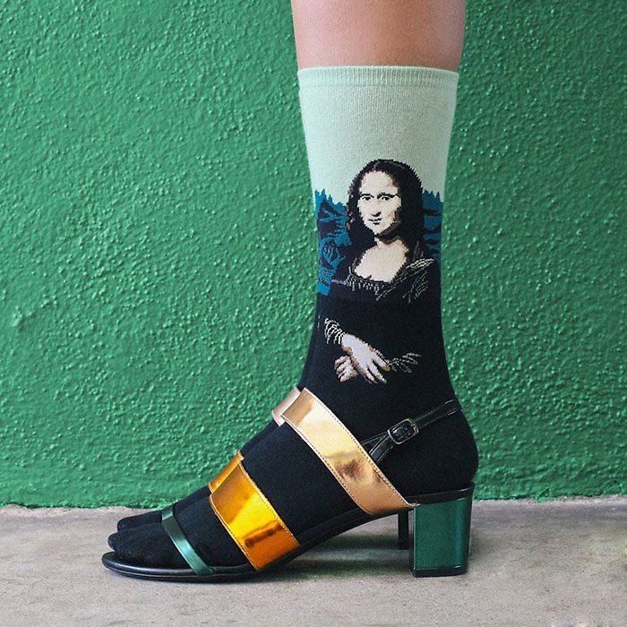 Художественные носки для ценителей искусства 