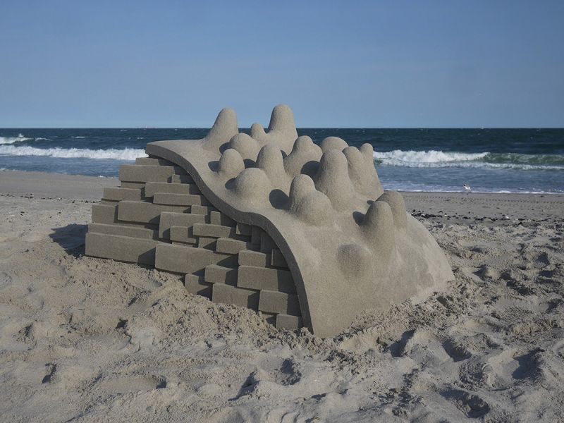 Песочные замки в стиле модерн от Кэлвина Сайберта