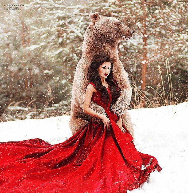 Медведь Степан и его жизнь в русской семье