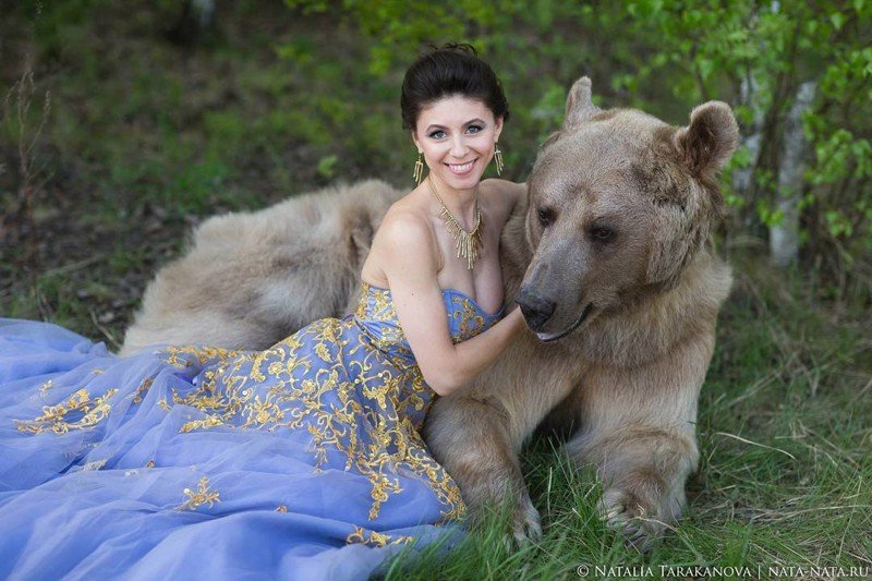 Медведь Степан и его жизнь в русской семье