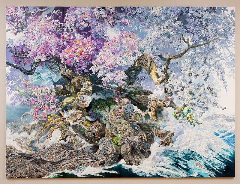 Японский художник создавал удивительную картину в течение 3,5 лет