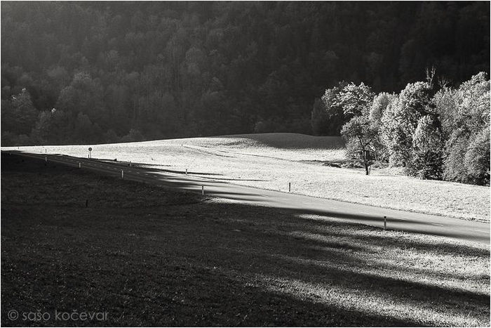 Чёрно-белые пейзажи Словении