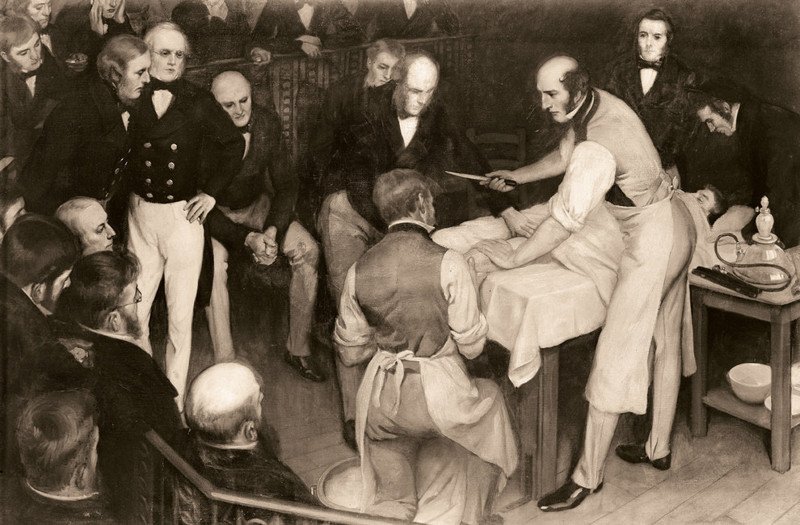 Подробные иллюстрации викторианской хирургии