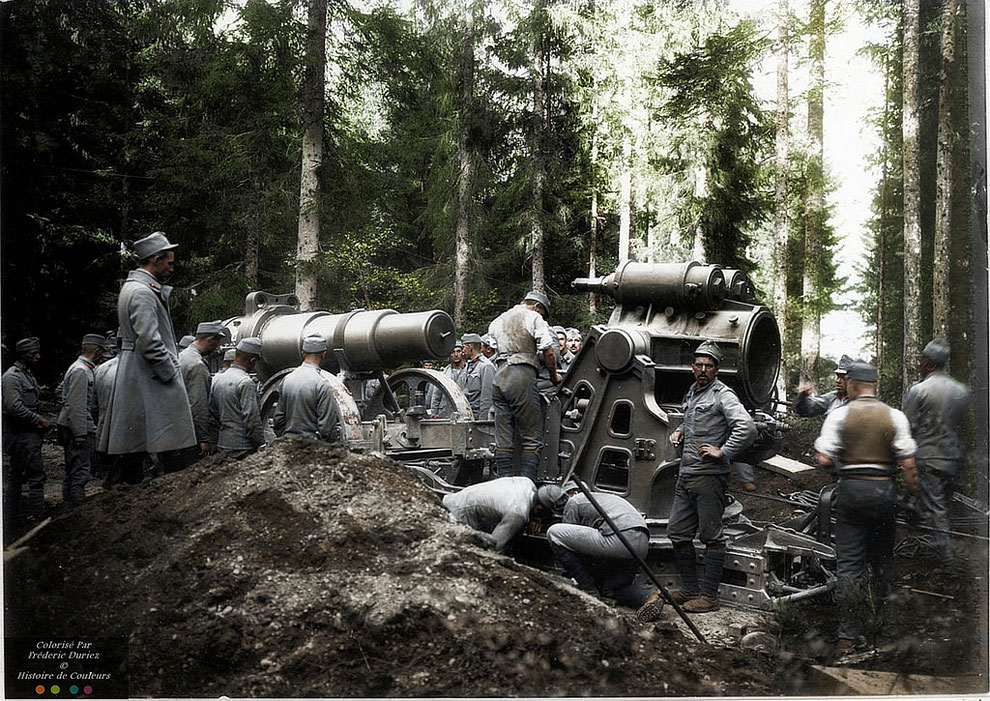 Цветные снимки солдат Первой мировой войны