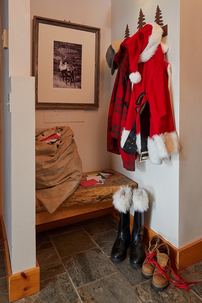 Домик Санта-Клауса на Северном полюсе