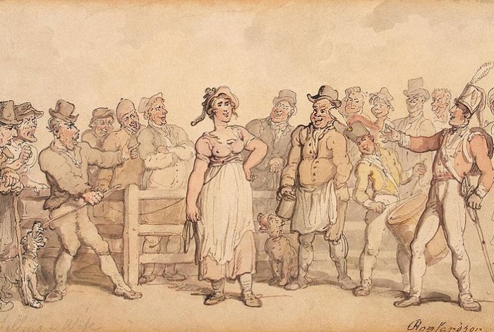 Как надоевших жен продавали в Англии XVIII-XIX вв
