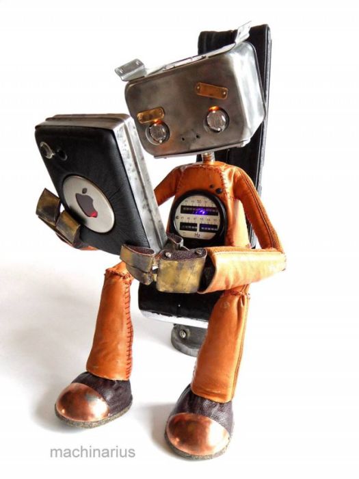Потрясающие стимпанк-роботы от Машинариуса