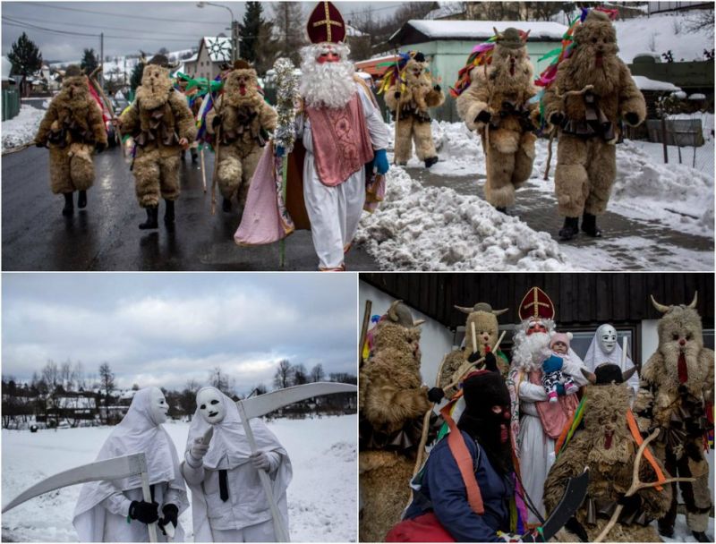 Костюмированный Рождественский парад в Чехии