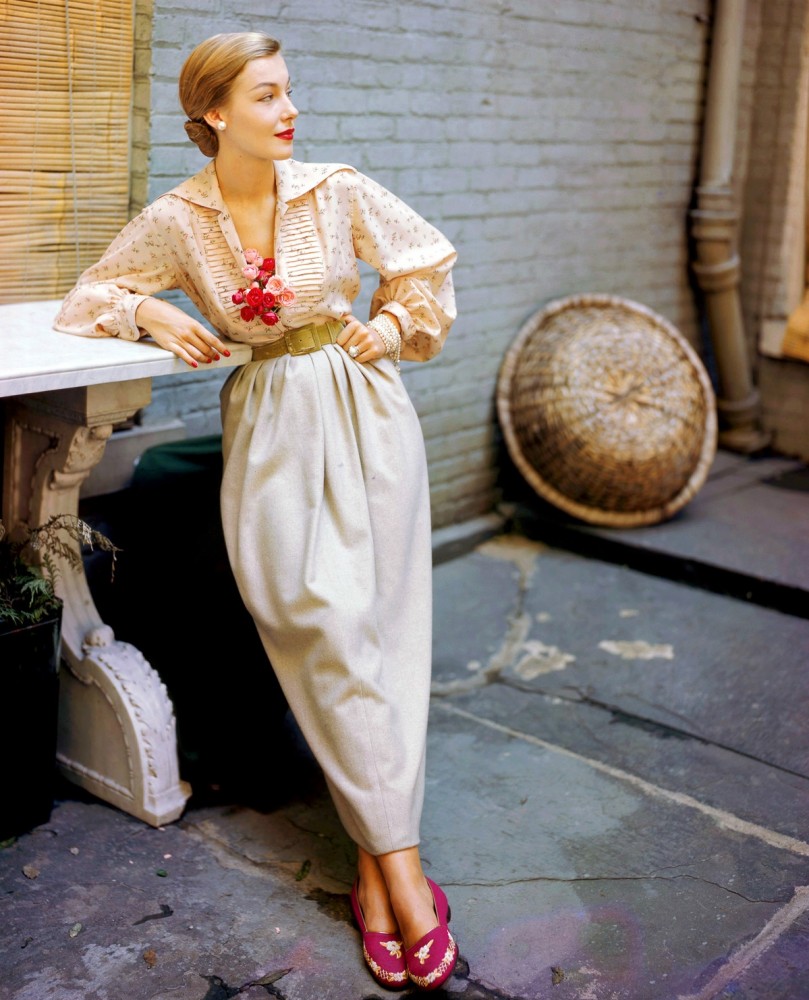 Мода в 40-х в цвете и высоком разрешении