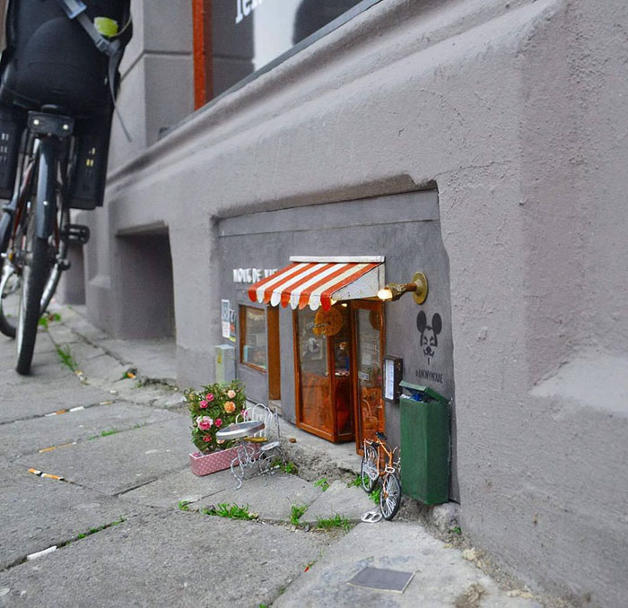 Крошечный мышиный магазинчик в Швеции