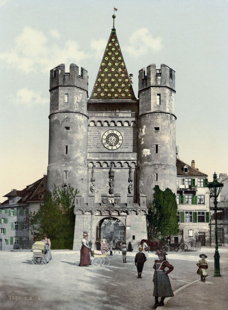 Швейцария на цветных открытках 1890 года