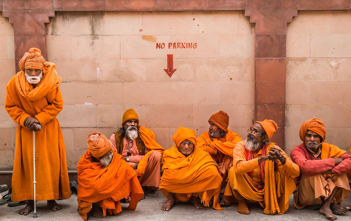 Индия монахи