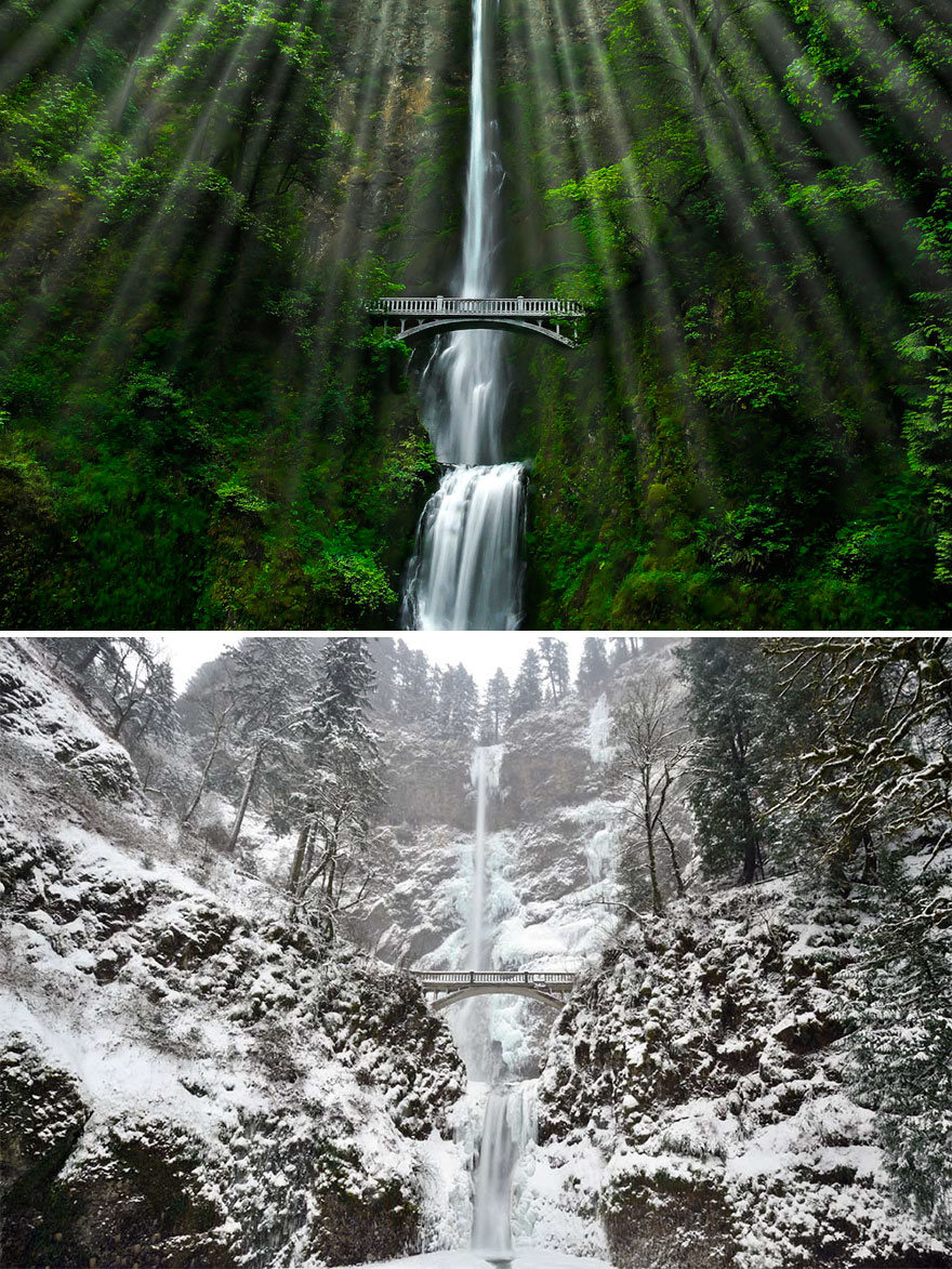 Зимние преображения: до и после