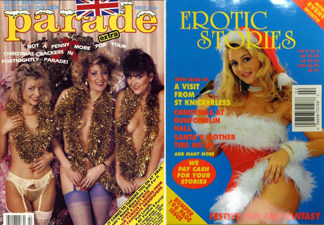 Рождественские обложки мужских журналов