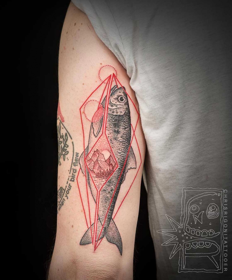 Ультраяркие татуировки от австралийского художника