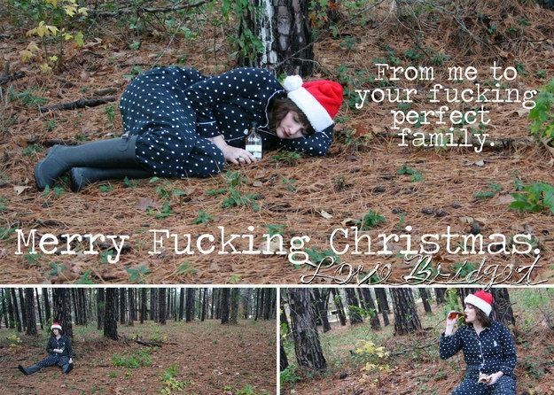 Смешные и неловкие рождественские фотографии одиноких людей