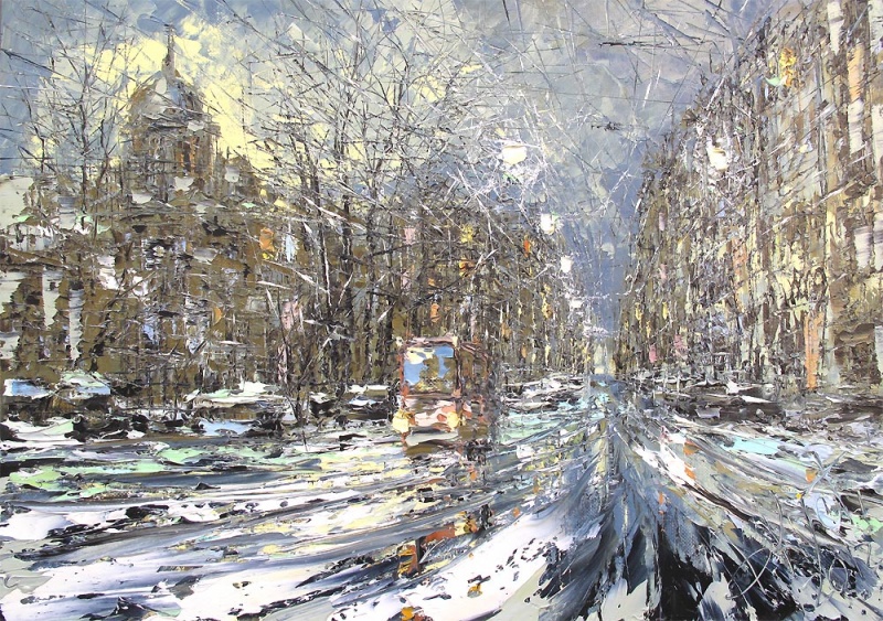 Зима в картинах современных художников
