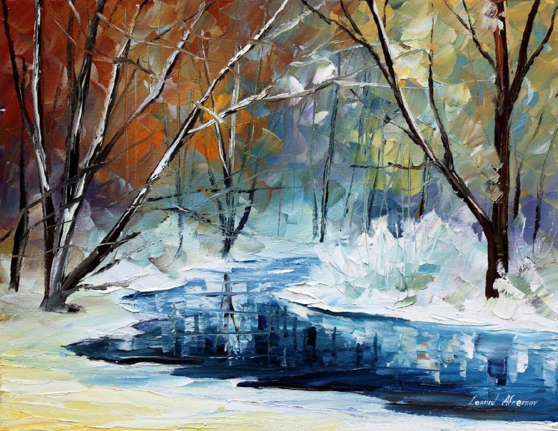 Зима в картинах современных художников