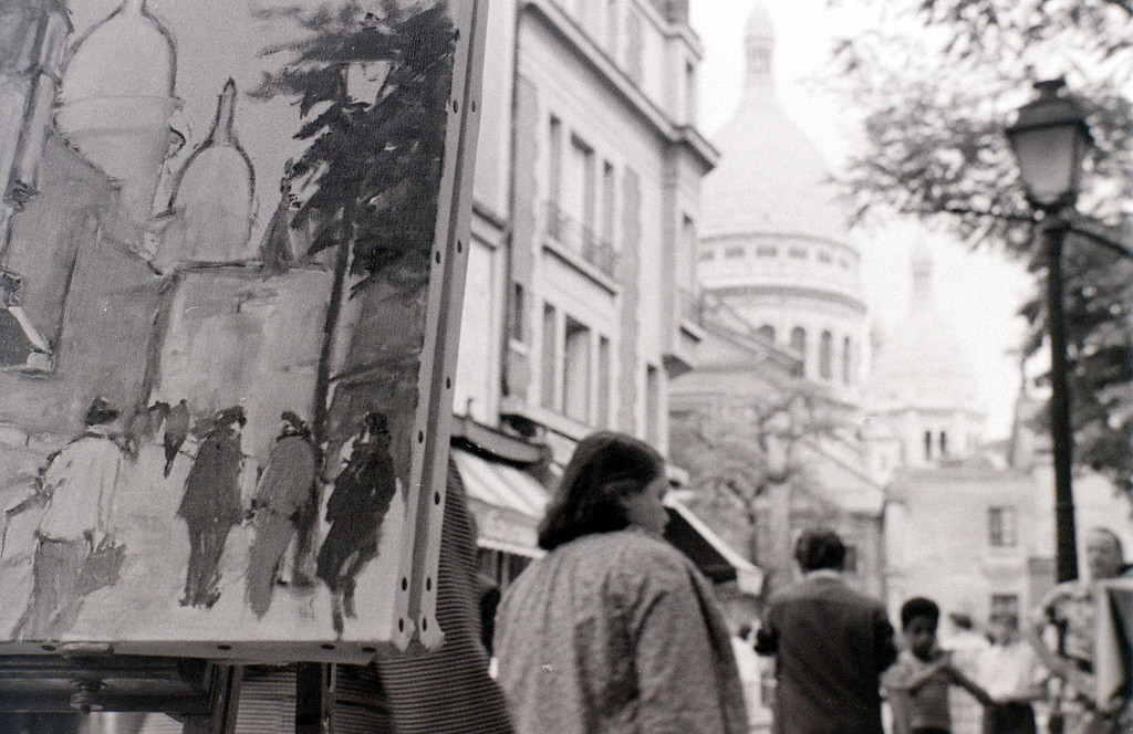 Париж в объективе фотографа-любителя в 1955 году