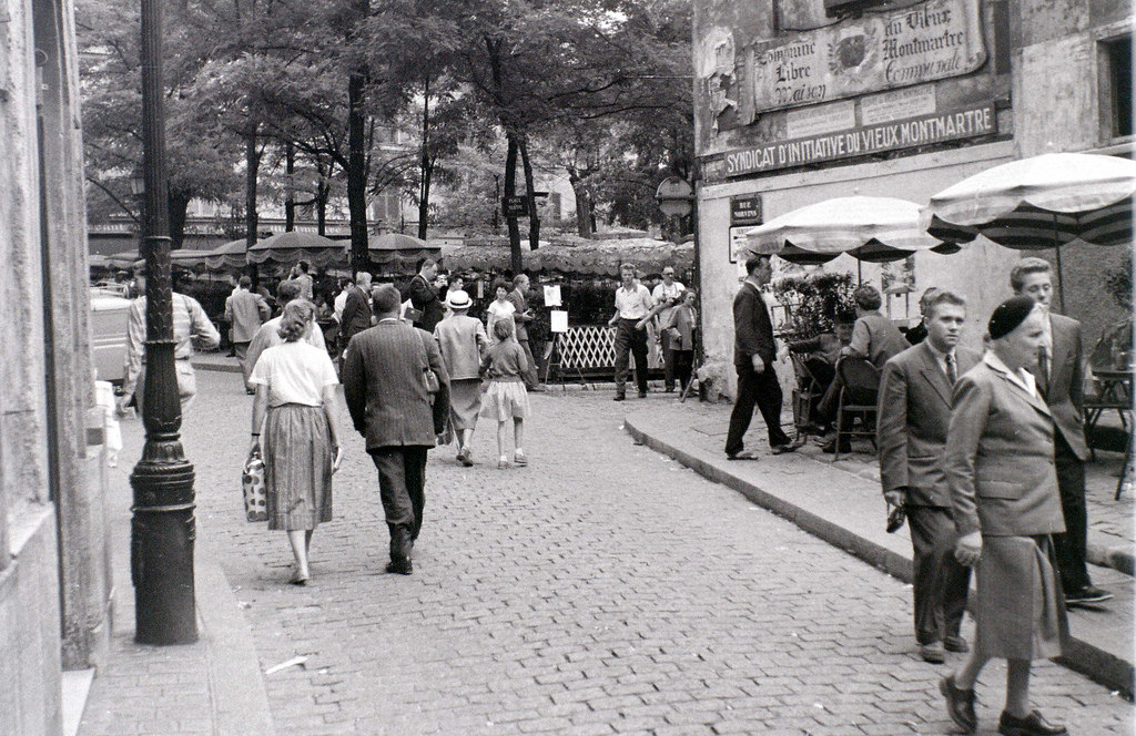 Париж в объективе фотографа-любителя в 1955 году