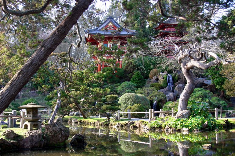 Японский чайный сад в парке Золотые Ворота