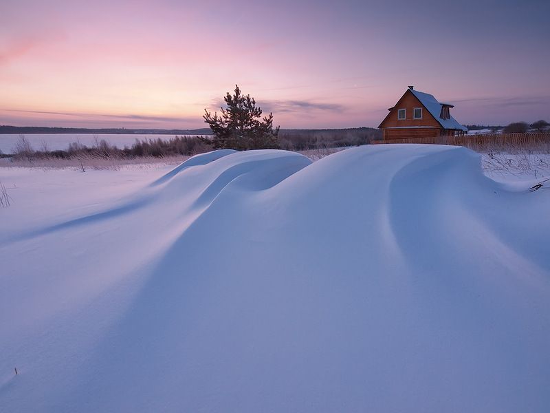 Зимние пейзажи от Максима Евдокимова