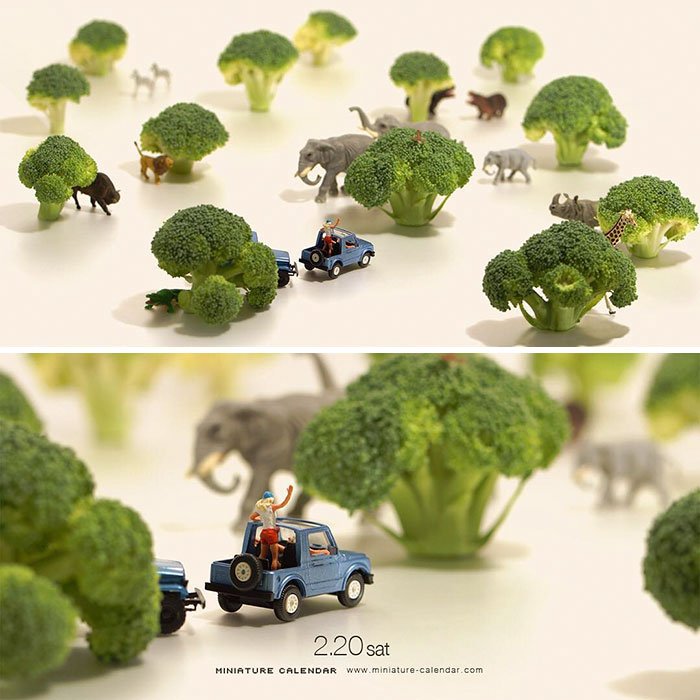 Очаровательные миниатюры от японского художника Тацуя Танака