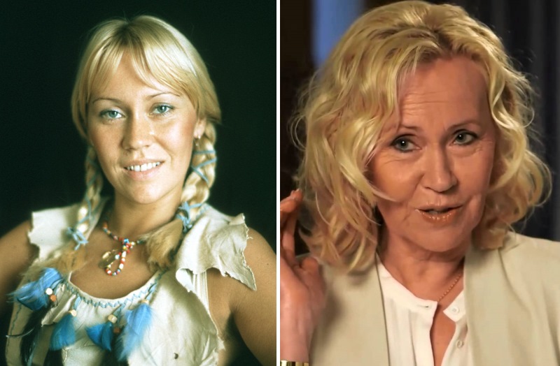 Группа ABBA тогда и сейчас