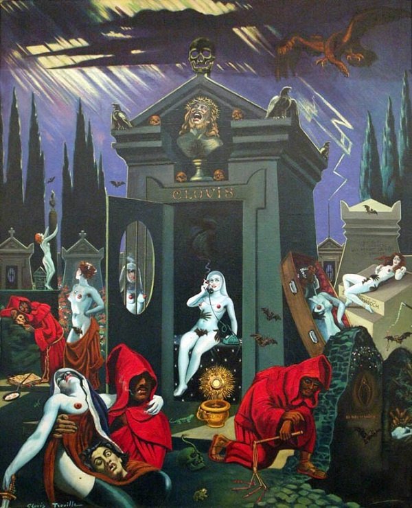 Эротика сюрреализма в картинах французского анархиста Кловиса Труя