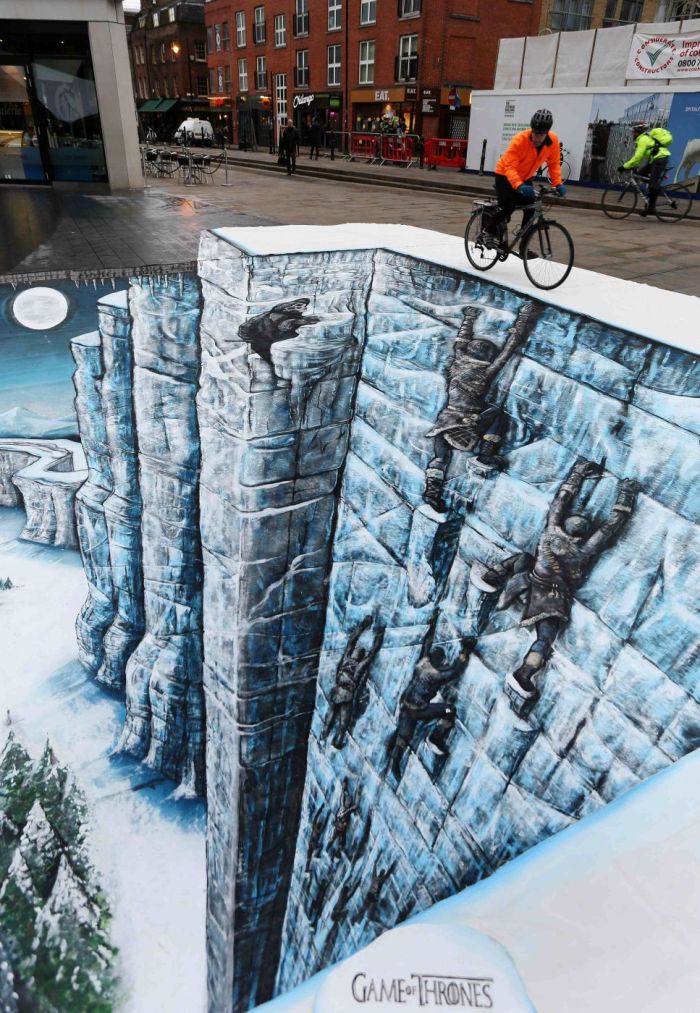 Потрясающие 3D-рисунки от уличных художников
