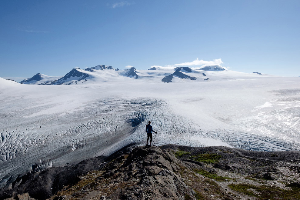 Удивительные ледники на Аляске