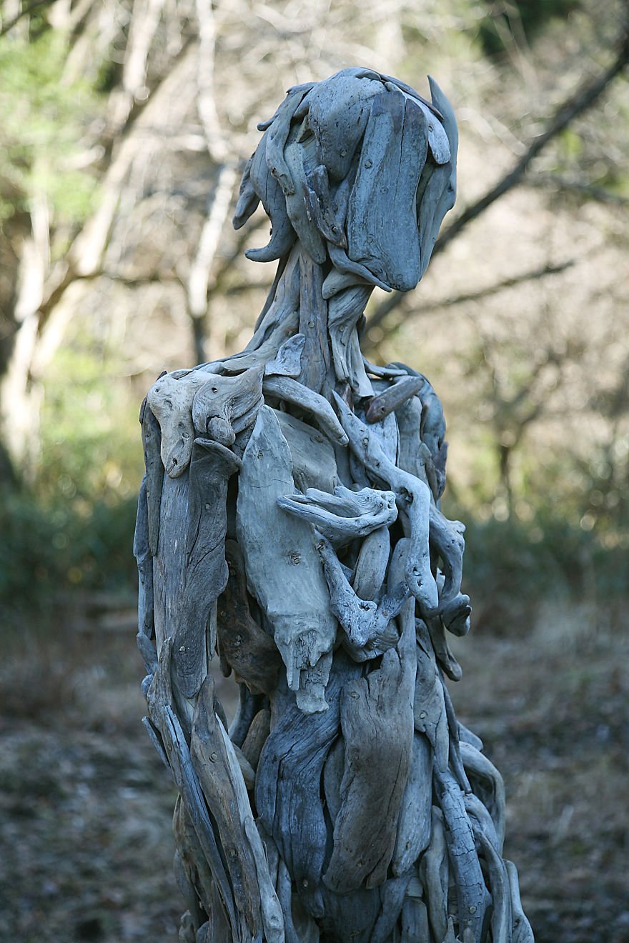 Скульптуры из коряг от Нагато Ивасаки