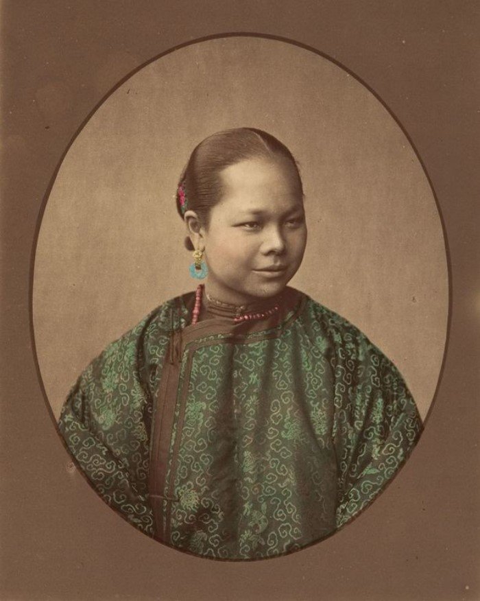 Раскрашенные фото жителей Китая в 1875 году
