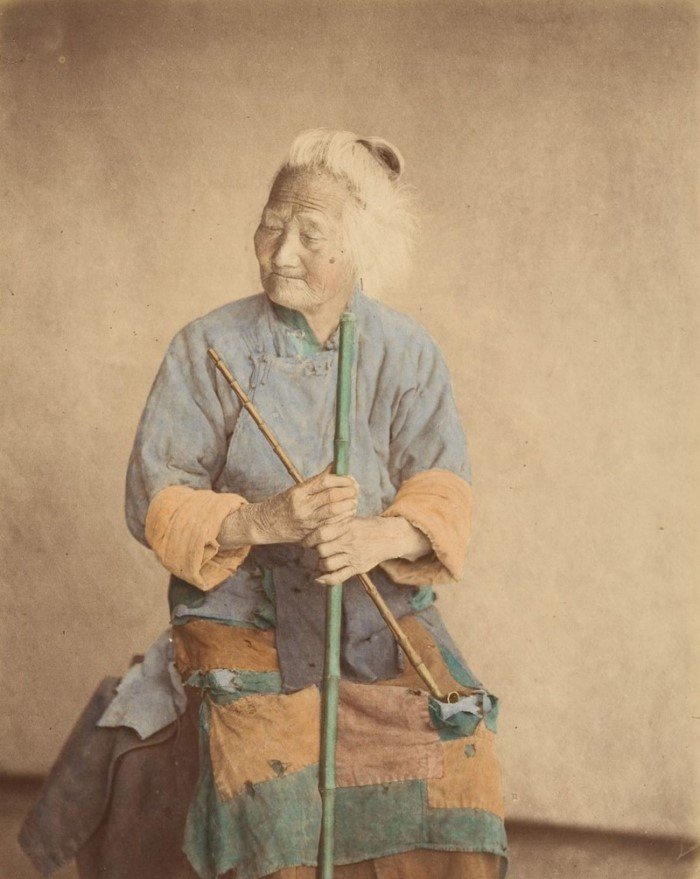 Раскрашенные фото жителей Китая в 1875 году