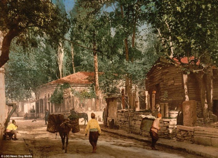 Цветные фотографии Константинополя конца 19 века