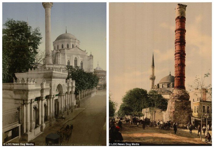 Цветные фотографии Константинополя конца 19 века