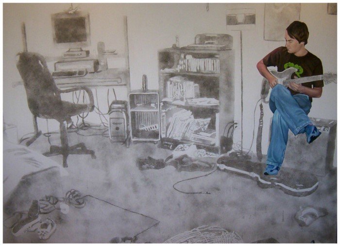 Картины Эллисон Кортсон из пыли
