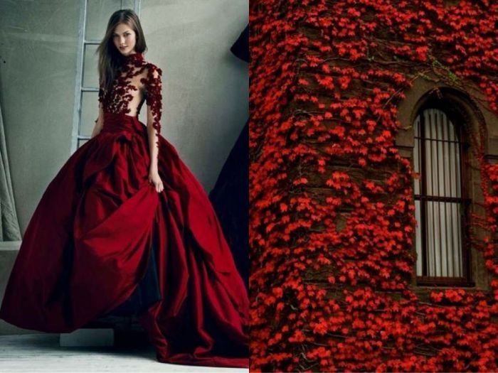 Потрясающие платья, дизайн которых навеян красотой природы